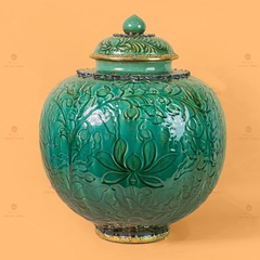 Chum Ngâm Rượu Bọc Đồng Họa Tiết Hoa Lá