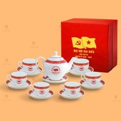 Bộ Ấm Chén Trà Camelia Hạc Đỏ