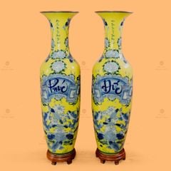 Lộc Bình 1M6 Men Vàng Phúc Đức